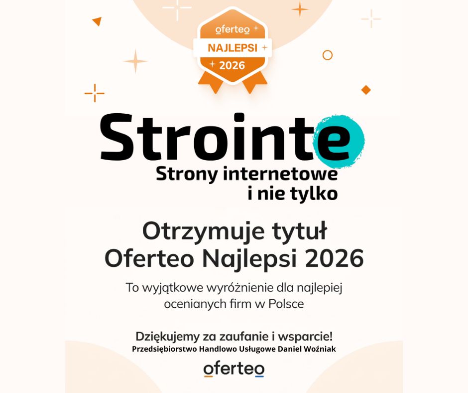 Strointe Strony Internetowe - Najlepsi na Oferteo Strointe Strony Internetowe - Najlepsi na Oferteo